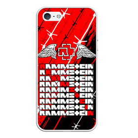 Чехол для iPhone 5/5S матовый с принтом RAMMSTEIN в Курске, Силикон | Область печати: задняя сторона чехла, без боковых панелей | Тематика изображения на принте: du hast | mein herz | rammstein | rammstein sonne. | группа rammstein | ду хаст | песня рамштайн | рамштайн | тилль линдеманн