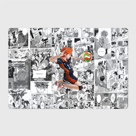 Магнитный плакат 3Х2 с принтом Хината Се Haikyu! в Курске, Полимерный материал с магнитным слоем | 6 деталей размером 9*9 см | Тематика изображения на принте: волейбол | карасуно | манга | мяч | хината се