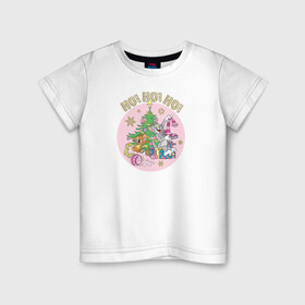Детская футболка хлопок с принтом Tom and Jerry в Курске, 100% хлопок | круглый вырез горловины, полуприлегающий силуэт, длина до линии бедер | tom and jerry | vdkimel | warner bros | подарок | том и джерри