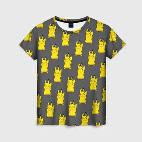 Женская футболка 3D с принтом Пикачу эмодзи в Курске, 100% полиэфир ( синтетическое хлопкоподобное полотно) | прямой крой, круглый вырез горловины, длина до линии бедер | baby | cartoon | emoji | happy | kawaii | pika pika | pikachu | pokemon go | team | детям | зайчик | иви | кавайный | кролик | малыш | мордочка | мультяшный | персонажи аниме | пика пика | пикачу | покемоны | улыбка | ушки | щеки | эмоции | 