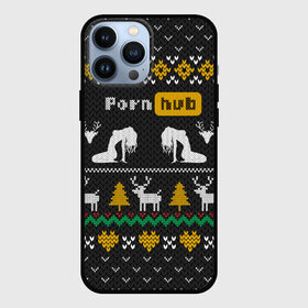 Чехол для iPhone 13 Pro Max с принтом Pornhub свитер с оленями в Курске,  |  | 2021 | knit | knitted | merch | new year | sweater | ugly sweater | вязанный | вязяный | зимний | лого | логотип | мерч | новый год | олени | рождественский | рождественский свитер | рождес