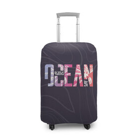 Чехол для чемодана 3D с принтом Сёрфинг в Курске, 86% полиэфир, 14% спандекс | двустороннее нанесение принта, прорези для ручек и колес | ocean | riders | surf | океан | океаническое | сёрф | сёрфинг