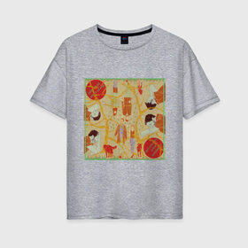 Женская футболка хлопок Oversize с принтом Нет прогулкам без собак в Курске, 100% хлопок | свободный крой, круглый ворот, спущенный рукав, длина до линии бедер
 | здоровье | изоляция | прогулки | самоизоляция | собаки