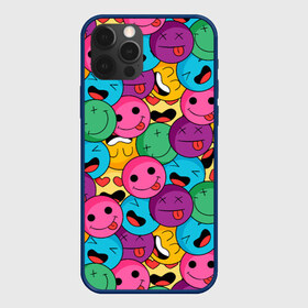 Чехол для iPhone 12 Pro Max с принтом Pattern в Курске, Силикон |  | color | cool | eyes | face | heart | hype | pattern | smile | tongue | глаза | круто | лицо | сердце | узор | улыбка | хайп | цвет | язык