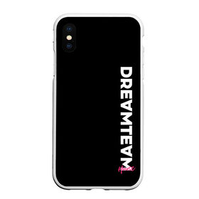 Чехол для iPhone XS Max матовый с принтом DreamTeam в Курске, Силикон | Область печати: задняя сторона чехла, без боковых панелей | blogger | bloggers | dream team | dream team house | dreamteam | dth | tik tok | tik tok house | блогер | блогеры | тик ток | тиктокеры