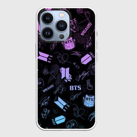 Чехол для iPhone 13 Pro с принтом BTS в Курске,  |  | bangtan boys | big hit | bts | bts army | j hope | jimin | jin | jungkook | k pop | kpop | love yourself | map of the soul | rm | suga | v | wings | автограф | бтс | к поп