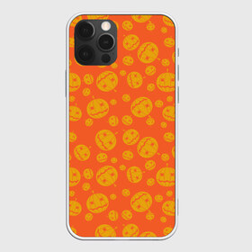 Чехол для iPhone 12 Pro Max с принтом Helloween Pumpkin - Хеллоуин в Курске, Силикон |  | helloween | orange | pumpkin | оранжевый | тыквы | хеллоуин