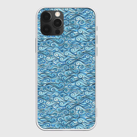 Чехол для iPhone 12 Pro Max с принтом Море волнуется в Курске, Силикон |  | foam | gradient | ocean | pattern | sea | water | waves | вода | волны | градиент | море | океан | пена | узор