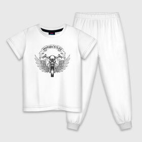 Детская пижама хлопок с принтом Мотоциклист в Курске, 100% хлопок |  брюки и футболка прямого кроя, без карманов, на брюках мягкая резинка на поясе и по низу штанин
 | 