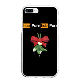 Чехол для iPhone 7Plus/8 Plus матовый с принтом XXXMAS (PornHub) в Курске, Силикон | Область печати: задняя сторона чехла, без боковых панелей | brazzers | christmas | marry | new | santa | snow | winter | xmas | xxxmas | year | год | дед | мороз | новый | пронохаб | снег