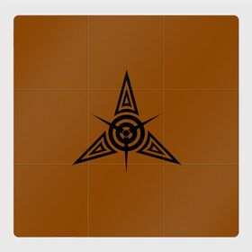 Магнитный плакат 3Х3 с принтом Авиатор тату в Курске, Полимерный материал с магнитным слоем | 9 деталей размером 9*9 см | авиация | винт самолёта. | знаки | самолёты | симметрия | татуировка | узоры
