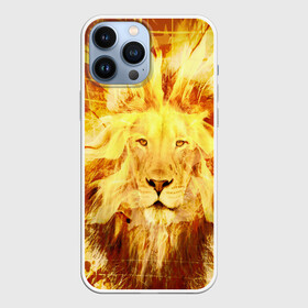 Чехол для iPhone 13 Pro Max с принтом Лев в Курске,  |  | cat | kitten | kitty | lion | pet | tiger | арт | взгляд | животные | кот | котёнок | коты | котятки | котятушки | кошечки | кошка | кошки | лев | мордочка | тигр