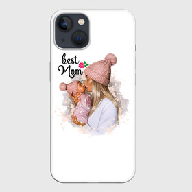 Чехол для iPhone 13 с принтом Best Mom в Курске,  |  | 2021 | best mom | mom | беременность | доченька | дочка | дочке | лучшая мама | люблю маму | любовь | мама | маме | мамочка | мамочке | мамуле | мамуля | пузожитель | рождение ребенка | самая лучшая мама | семья