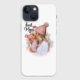 Чехол для iPhone 13 mini с принтом Best Mom в Курске,  |  | 2021 | best mom | mom | беременность | доченька | дочка | дочке | лучшая мама | люблю маму | любовь | мама | маме | мамочка | мамочке | мамуле | мамуля | пузожитель | рождение ребенка | самая лучшая мама | семья