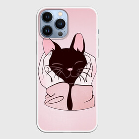 Чехол для iPhone 13 Pro Max с принтом Любовь в Курске,  |  | cat | cats | heart | i | love | night | sleep | вечер | жарко | зима | кот | котенок | котик | котэ | котяра | котята | кошка | люблю | любовь | нежное | нежный | ночь | сердечко | сердце | сон | спать | тепло | холод | холодно | я