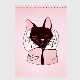 Скетчбук с принтом Любовь в Курске, 100% бумага
 | 48 листов, плотность листов — 100 г/м2, плотность картонной обложки — 250 г/м2. Листы скреплены сверху удобной пружинной спиралью | cat | cats | heart | i | love | night | sleep | вечер | жарко | зима | кот | котенок | котик | котэ | котяра | котята | кошка | люблю | любовь | нежное | нежный | ночь | сердечко | сердце | сон | спать | тепло | холод | холодно | я