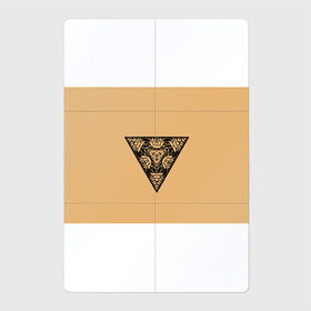 Магнитный плакат 2Х3 с принтом Магический треугольник-оберег в Курске, Полимерный материал с магнитным слоем | 6 деталей размером 9*9 см | знаки | оберег | символика | симметрия | талисман | татуировки. | треугольник | узоры