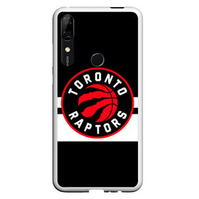 Чехол для Honor P Smart Z с принтом TORONTO RAPTORS в Курске, Силикон | Область печати: задняя сторона чехла, без боковых панелей | basketball | canada | logo | nba | raptors | sport | team | toronto | usa | баскетбол | канада | логотип | мяч | нба | полосы | рэпторс | спорт | сша | торонто | черный