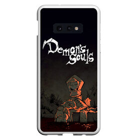 Чехол для Samsung S10E с принтом Demons souls в Курске, Силикон | Область печати: задняя сторона чехла, без боковых панелей | Тематика изображения на принте: dark souls | demon souls | demons souls | demons souls remastered | git gud | гит гуд | дарк соулз | демон соулз