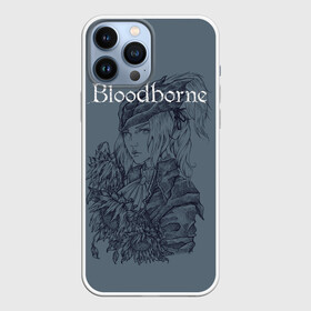 Чехол для iPhone 13 Pro Max с принтом Bloodborne в Курске,  |  | dark souls | demon souls | demons souls | demons souls remastered | git gud | гит гуд | дарк соулз | демон соулз