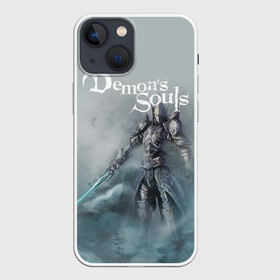 Чехол для iPhone 13 mini с принтом Demons souls в Курске,  |  | dark souls | demon souls | demons souls | demons souls remastered | git gud | гит гуд | дарк соулз | демон соулз