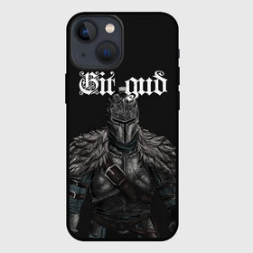 Чехол для iPhone 13 mini с принтом Git gud в Курске,  |  | dark souls | demon souls | demons souls | demons souls remastered | git gud | гит гуд | дарк соулз | демон соулз
