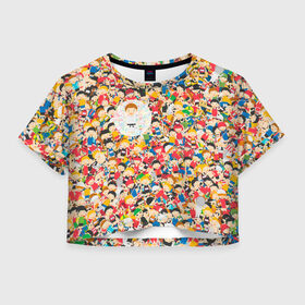 Женская футболка Crop-top 3D с принтом Дзюдоист АнтиПсихоВирус в Курске, 100% полиэстер | круглая горловина, длина футболки до линии талии, рукава с отворотами | 