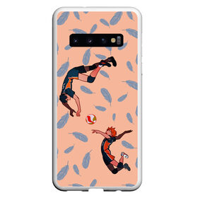 Чехол для Samsung Galaxy S10 с принтом Karasuno Tobio x Hinata в Курске, Силикон | Область печати: задняя сторона чехла, без боковых панелей | Тематика изображения на принте: anime | haikyu | haikyuu | hinata | karasuno | kei | nekoma | nishinoya | satori | tobio | yu | аниме | волейбол | волейбол аниме | кей | нишиноя ю | сатори | спорт | тобио | хината