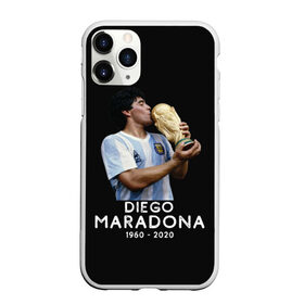 Чехол для iPhone 11 Pro Max матовый с принтом Diego Maradona в Курске, Силикон |  | 10 | 1960 | 2020 | argentina | barcelona | diego | football | legend | leo | lionel | maradona | messi | retro | rip | soccer | аргентина | барселона | бога | диего | легенда | лионель | марадона | месси | мяч | ретро | рука | форма | футбол