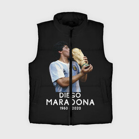 Женский жилет утепленный 3D с принтом Diego Maradona в Курске,  |  | 10 | 1960 | 2020 | argentina | barcelona | diego | football | legend | leo | lionel | maradona | messi | retro | rip | soccer | аргентина | барселона | бога | диего | легенда | лионель | марадона | месси | мяч | ретро | рука | форма | футбол