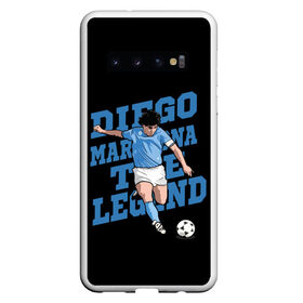 Чехол для Samsung Galaxy S10 с принтом Diego Maradona в Курске, Силикон | Область печати: задняя сторона чехла, без боковых панелей | 10 | 1960 | 2020 | argentina | barcelona | diego | football | legend | leo | lionel | maradona | messi | retro | rip | soccer | аргентина | барселона | бога | диего | легенда | лионель | марадона | месси | мяч | ретро | рука | форма | футбол