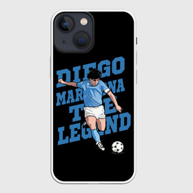 Чехол для iPhone 13 mini с принтом Diego Maradona в Курске,  |  | 10 | 1960 | 2020 | argentina | barcelona | diego | football | legend | leo | lionel | maradona | messi | retro | rip | soccer | аргентина | барселона | бога | диего | легенда | лионель | марадона | месси | мяч | ретро | рука | форма | футбол