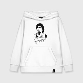 Детская толстовка хлопок с принтом Diego Maradona в Курске, 100% хлопок | Круглый горловой вырез, эластичные манжеты, пояс, капюшен | 10 | 1960 | 2020 | argentina | barcelona | diego | football | legend | leo | lionel | maradona | messi | retro | rip | soccer | автограф | аргентина | барселона | бога | диего | легенда | лионель | марадона | месси | мяч | ретро | роспись | р