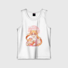 Детская майка хлопок с принтом Sailor Moon Coffee в Курске,  |  | anime | animegirl | cute | kavai | kavaii | madara | manga | sailor | sailorchibimoon | sailorjupiter | sailormars | sailormercury | sailormoon | sailormooncrystal | sailorvenus | usagi | usagitsukino | аниме | анимесейлормун | каваи | сейлормун
