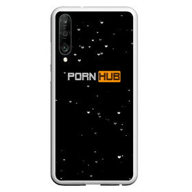 Чехол для Honor P30 с принтом Pornhub в Курске, Силикон | Область печати: задняя сторона чехла, без боковых панелей | black | черный