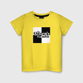 Детская футболка хлопок с принтом Ход королевы / The Que в Курске, 100% хлопок | круглый вырез горловины, полуприлегающий силуэт, длина до линии бедер | gambit | the queens 