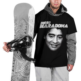 Накидка на куртку 3D с принтом Диего Марадона в Курске, 100% полиэстер |  | Тематика изображения на принте: diego | diego armando maradona | maradona | аргентина | диего | король | легенда | марадона | нападающий | полузащитник | футбол | футболист