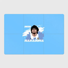 Магнитный плакат 3Х2 с принтом Диего Марадона в Курске, Полимерный материал с магнитным слоем | 6 деталей размером 9*9 см | diego | diego armando maradona | maradona | аргентина | диего | король | легенда | марадона | нападающий | полузащитник | футбол | футболист
