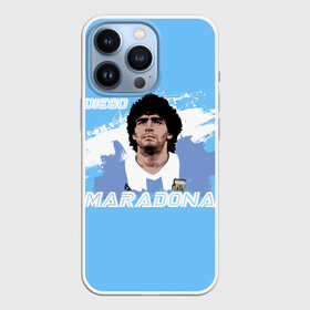 Чехол для iPhone 13 Pro с принтом Диего Марадона в Курске,  |  | Тематика изображения на принте: diego | diego armando maradona | maradona | аргентина | диего | король | легенда | марадона | нападающий | полузащитник | футбол | футболист