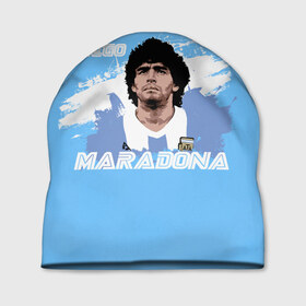 Шапка 3D с принтом Диего Марадона в Курске, 100% полиэстер | универсальный размер, печать по всей поверхности изделия | diego | diego armando maradona | maradona | аргентина | диего | король | легенда | марадона | нападающий | полузащитник | футбол | футболист