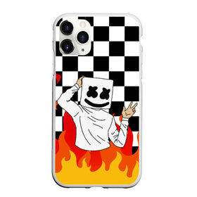 Чехол для iPhone 11 Pro Max матовый с принтом MARSHMELLO в Курске, Силикон |  | Тематика изображения на принте: fortnite | game. | marshmello | music | маршмелло | маршмело | музыка | фортнайт