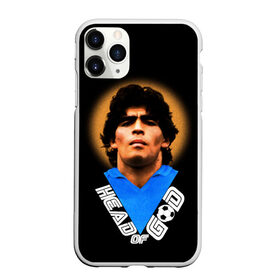 Чехол для iPhone 11 Pro матовый с принтом Diego Maradona в Курске, Силикон |  | diego | diego armando maradona | legend | maradona | аргентина | диего | король | легенда | марадона | нападающий | полузащитник | футбол | футболист