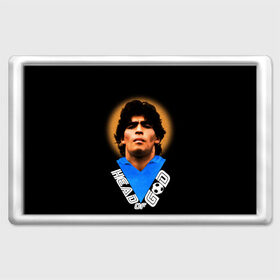 Магнит 45*70 с принтом Diego Maradona в Курске, Пластик | Размер: 78*52 мм; Размер печати: 70*45 | Тематика изображения на принте: diego | diego armando maradona | legend | maradona | аргентина | диего | король | легенда | марадона | нападающий | полузащитник | футбол | футболист