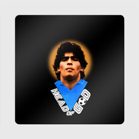 Магнит виниловый Квадрат с принтом Diego Maradona в Курске, полимерный материал с магнитным слоем | размер 9*9 см, закругленные углы | diego | diego armando maradona | legend | maradona | аргентина | диего | король | легенда | марадона | нападающий | полузащитник | футбол | футболист