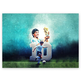 Поздравительная открытка с принтом 10 number в Курске, 100% бумага | плотность бумаги 280 г/м2, матовая, на обратной стороне линовка и место для марки
 | 10 номер | diego | football | maradona | maradonna | арегнтина | бога | диего | марадона | марадонна | ретро | рука | сборная аргентины | футбол | футболист