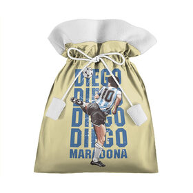 Подарочный 3D мешок с принтом Diego Diego в Курске, 100% полиэстер | Размер: 29*39 см | Тематика изображения на принте: 10 номер | diego | football | maradona | maradonna | арегнтина | бога | диего | марадона | марадонна | ретро | рука | сборная аргентины | футбол | футболист
