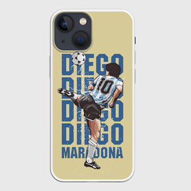 Чехол для iPhone 13 mini с принтом Diego Diego в Курске,  |  | 10 номер | diego | football | maradona | maradonna | арегнтина | бога | диего | марадона | марадонна | ретро | рука | сборная аргентины | футбол | футболист