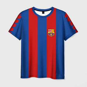 Мужская футболка 3D+ с принтом Барселона Марадона в Курске, 100% микрофибра | круглый вырез горловины, длина до линии бедер | 10 номер | diego | football | maradona | maradonna | арегнтина | бога | диего | марадона | марадонна | ретро | рука | сборная аргентины | футбол | футболист