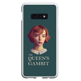 Чехол для Samsung S10E с принтом The Queens Gambit в Курске, Силикон | Область печати: задняя сторона чехла, без боковых панелей | Тематика изображения на принте: netflix | the queens gambit | королева | нетфликс | сериалы | ход королевы | шахматы