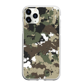 Чехол для iPhone 11 Pro Max матовый с принтом Камуфляж с кляксами в Курске, Силикон |  | Тематика изображения на принте: гранж | камуфляж | капли | милитари | паттрен | пятно | хаки